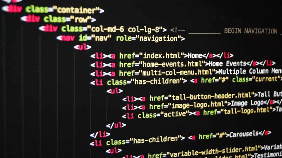 HTML source code